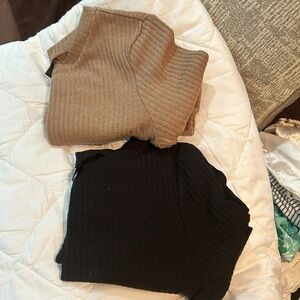 Bundled Cropped long sleeve shirt